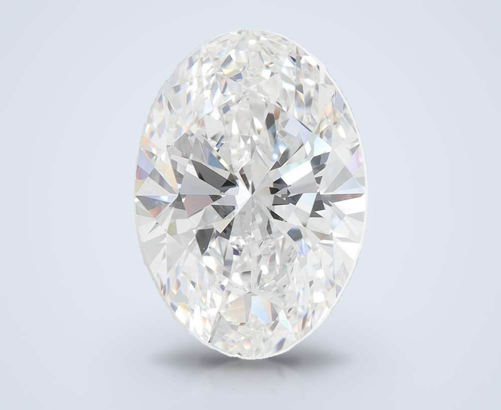 9.69 Carat Oval Lab Diamond