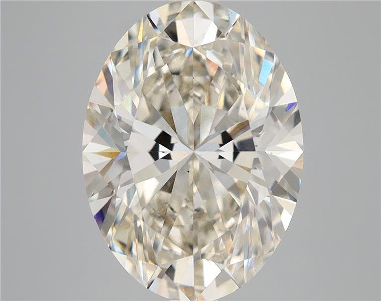 5.09ct J VS2 Very Good Cut Oval Lab Grown Diamond