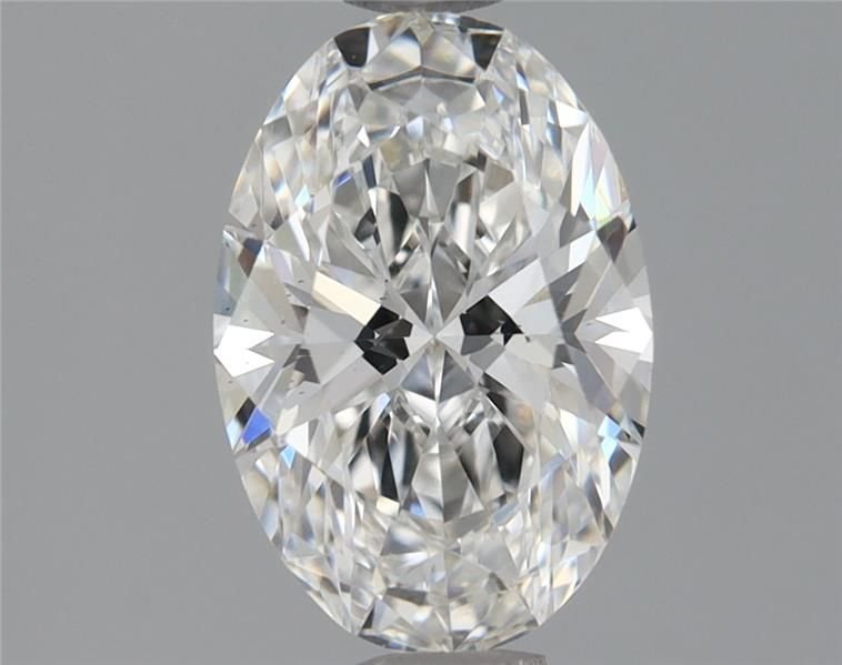 0.84ct F VS1 Rare Carat Ideal Cut Oval Lab Grown Diamond