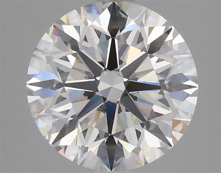 3.09ct H VS2 Excellent Cut Round Lab Grown Diamond