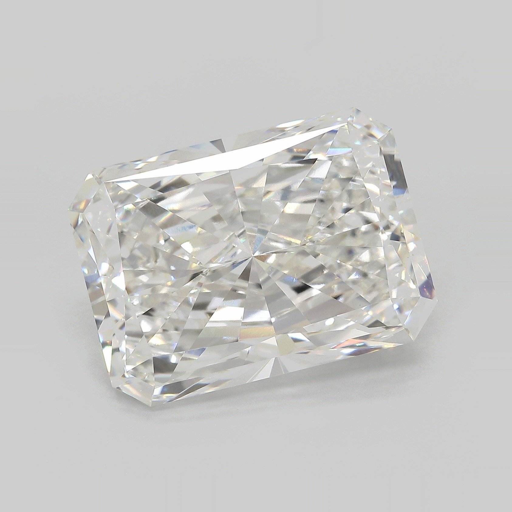 18.00ct F VVS2 Rare Carat Ideal Cut Radiant Lab Grown Diamond