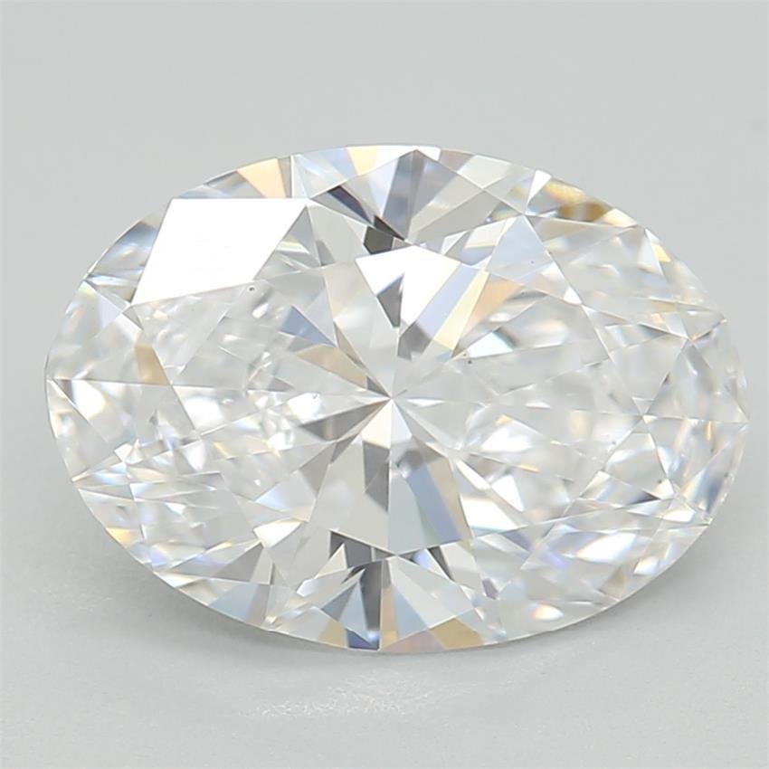 1.31ct D VS1 Rare Carat Ideal Cut Oval Lab Grown Diamond