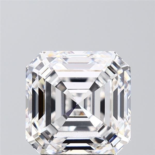 3.05ct E VS1 Rare Carat Ideal Cut Asscher Lab Grown Diamond