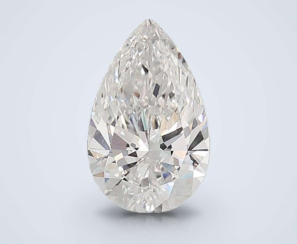 5.04 Carat Pear Lab Diamond