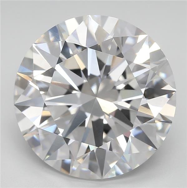 8.18ct F VVS2 Rare Carat Ideal Cut Round Lab Grown Diamond