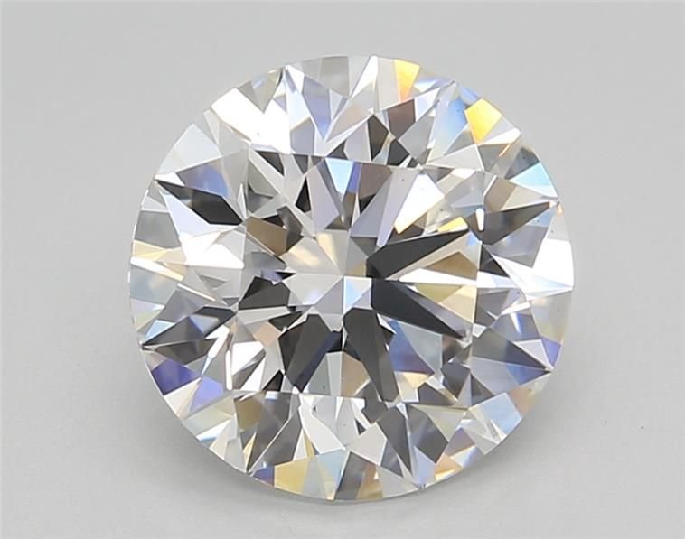 3.02ct F VS1 Rare Carat Ideal Cut Round Lab Grown Diamond
