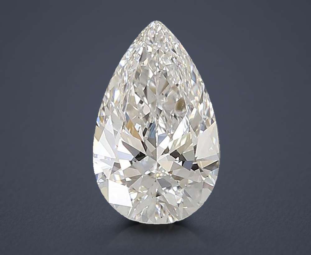1.54 Carat Pear Lab Diamond