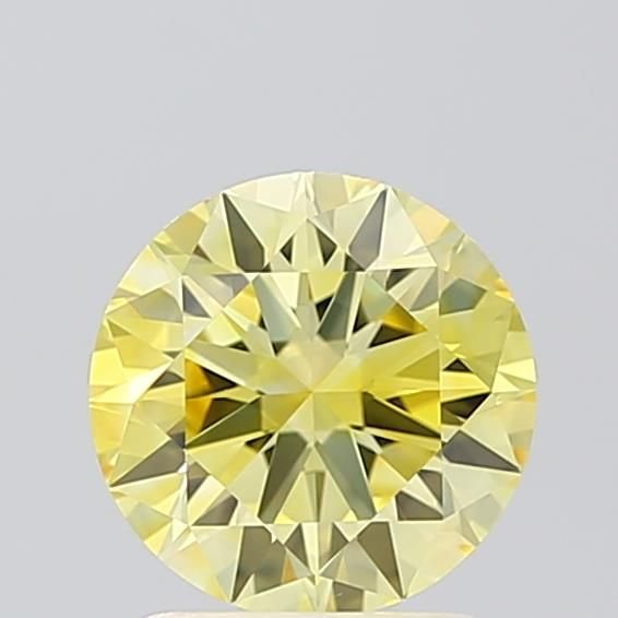 1.46 Ct. Fancy Yellow Round Lab Diamond