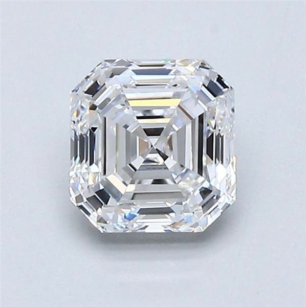 1.00ct D VS1 Rare Carat Ideal Cut Asscher Diamond