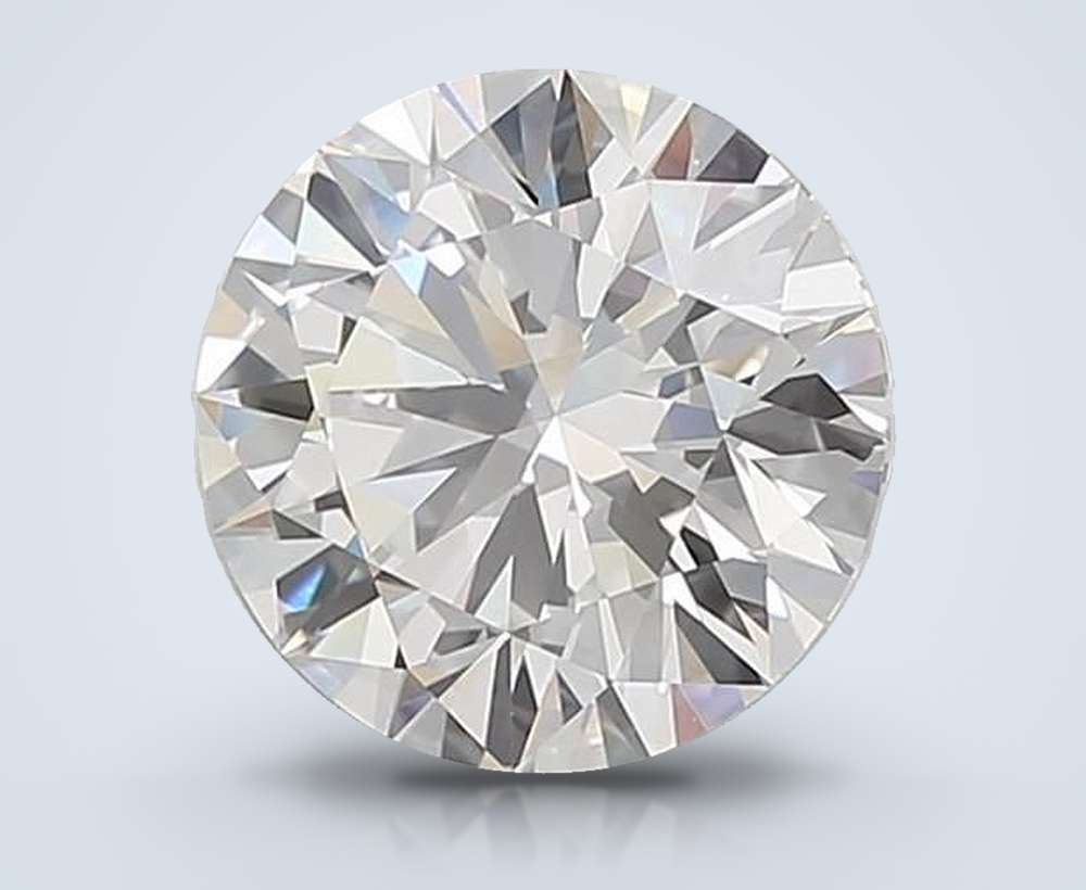 4.07 Carat Round Lab Diamond