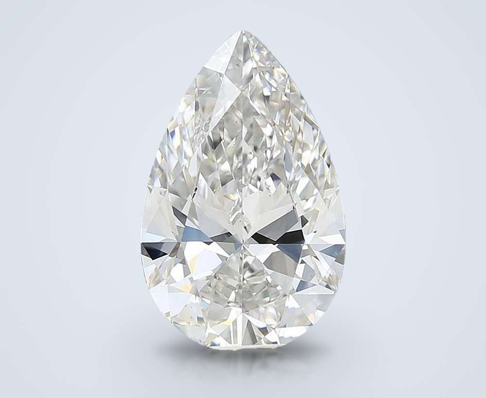 5.65 Carat Pear Lab Diamond