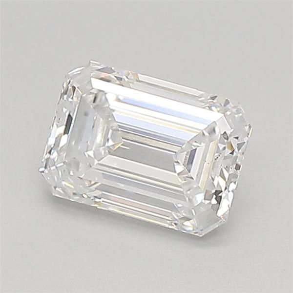 0.74ct D VS2 Rare Carat Ideal Cut Emerald Lab Grown Diamond