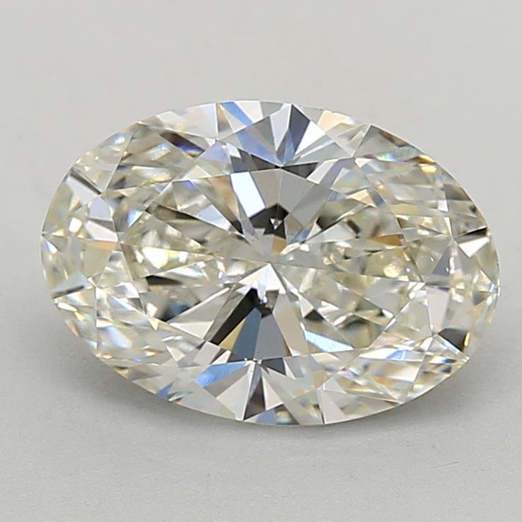 3.01ct H VS1 Rare Carat Ideal Cut Oval Lab Grown Diamond