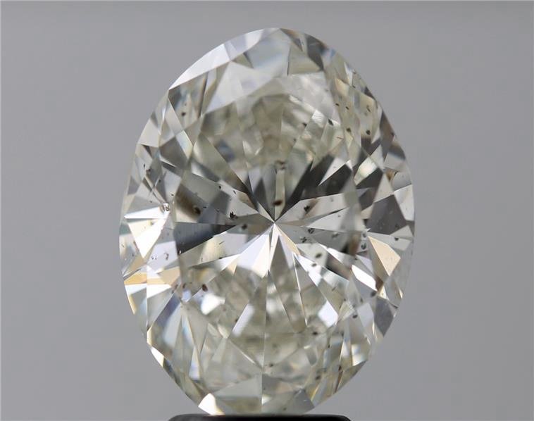 4.02ct J SI2 Very Good Cut Oval Diamond