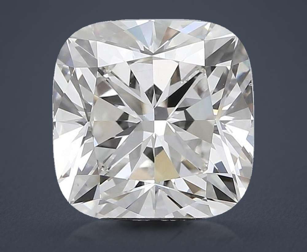 6.53 Carat Cushion Lab Diamond