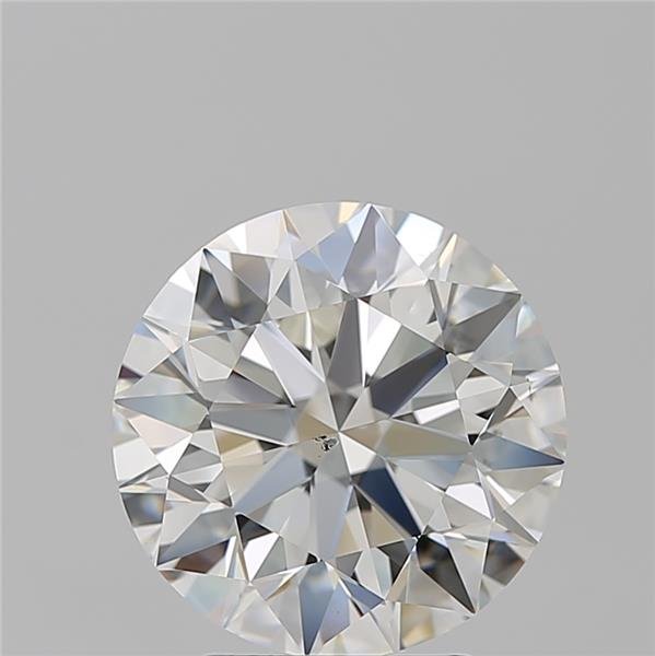 3.82ct H SI1 Rare Carat Ideal Cut Round Diamond