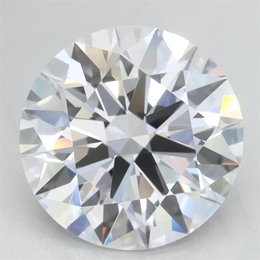 2.57ct D VVS1 Rare Carat Ideal Cut Round Lab Grown Diamond