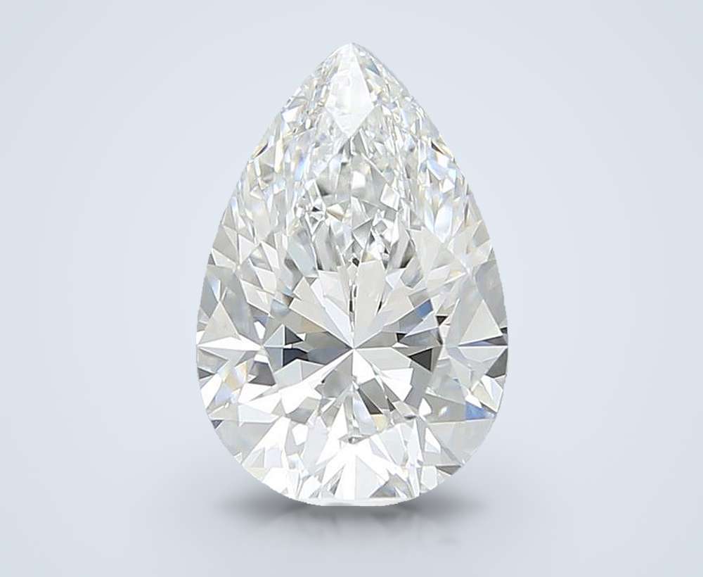 3.83 Carat Pear Lab Diamond