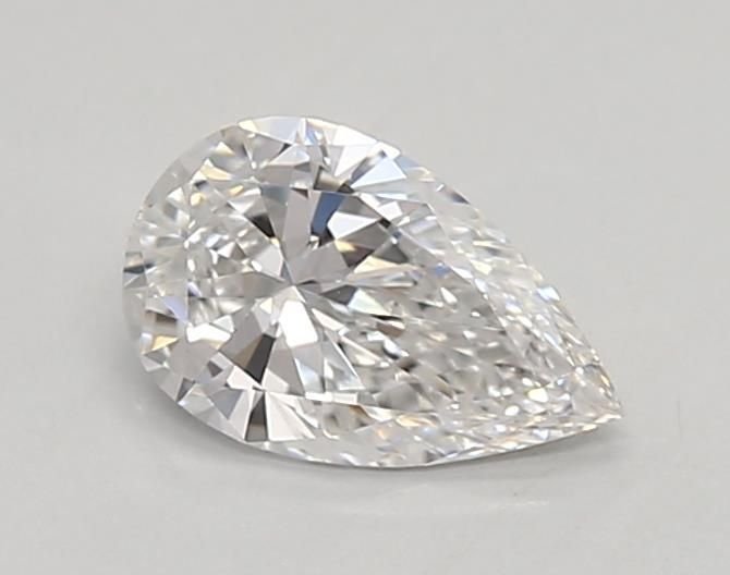 0.58ct D VVS2 Very Good Cut Pear Lab Grown Diamond