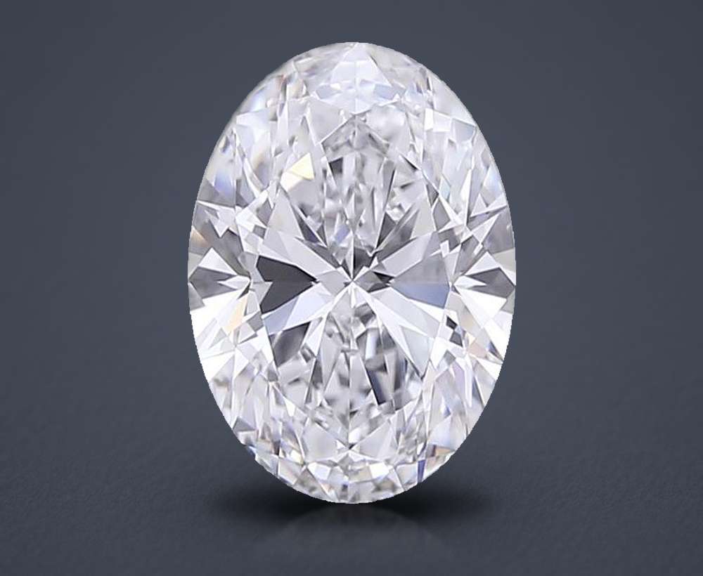 3.65 Carat Oval Lab Diamond