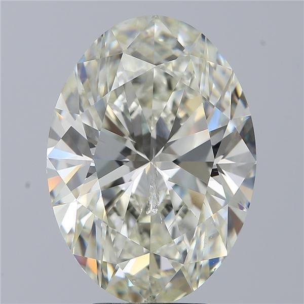 5.01ct J SI2 Rare Carat Ideal Cut Oval Diamond