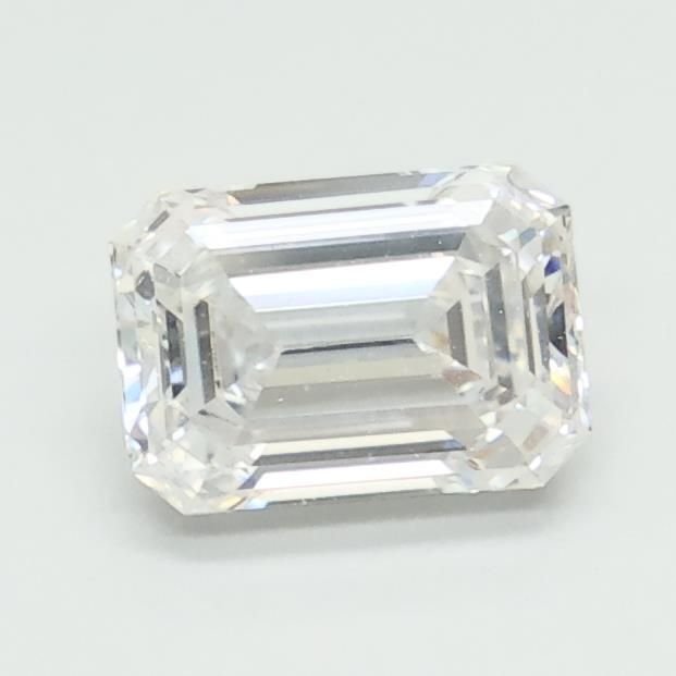 0.95ct D VS1 Rare Carat Ideal Cut Emerald Lab Grown Diamond