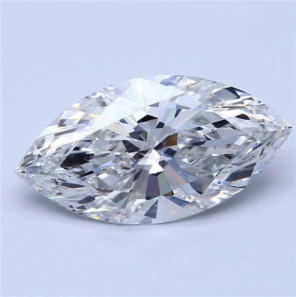 6.03ct G SI1 Rare Carat Ideal Cut Marquise Lab Grown Diamond