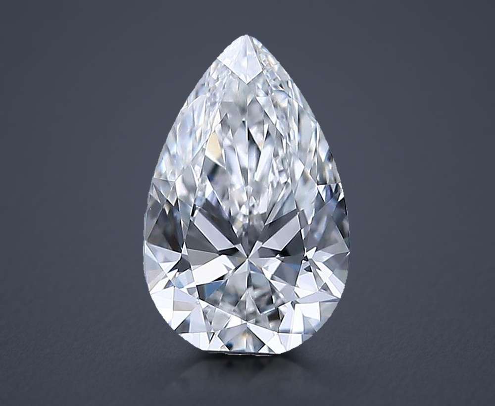 0.55 Carat Pear Lab Diamond