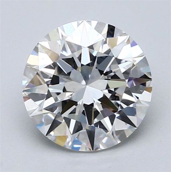 2.02ct E VS2 Rare Carat Ideal Cut Round Diamond