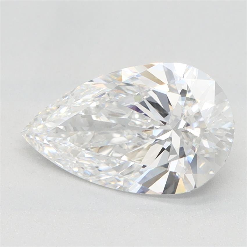 1.12ct D VVS1 Rare Carat Ideal Cut Pear Lab Grown Diamond