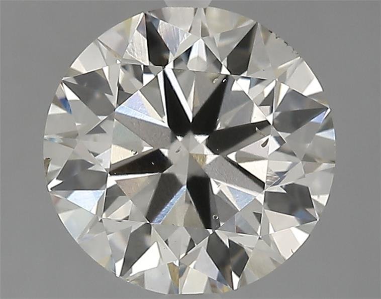 3.02ct K SI1 Excellent Cut Round Lab Grown Diamond