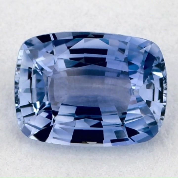 1.46 Carat Blue Cushion Sapphire
