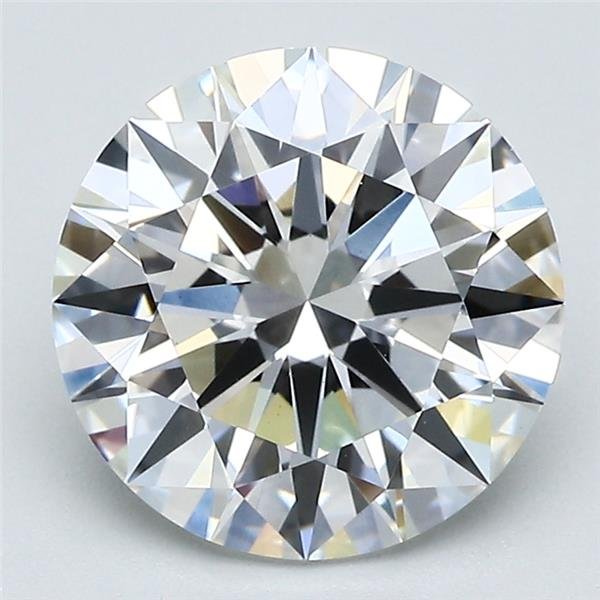 3.05ct F VS1 Rare Carat Ideal Cut Round Lab Grown Diamond