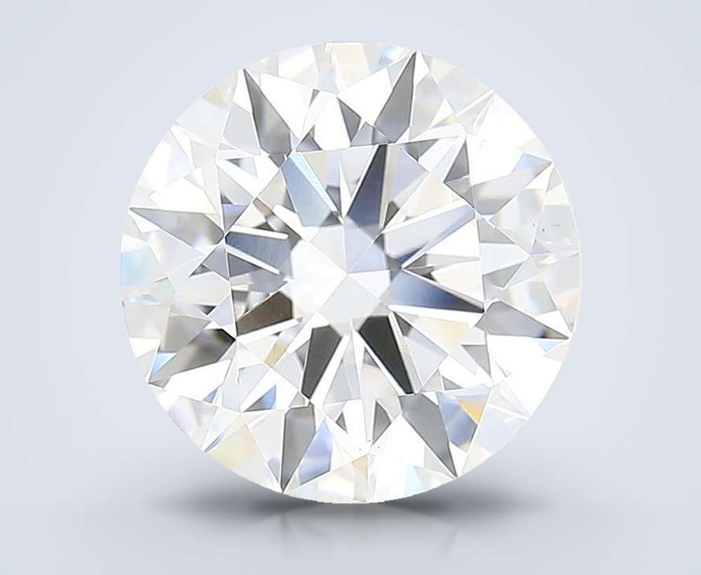4.45 Carat Round Lab Diamond
