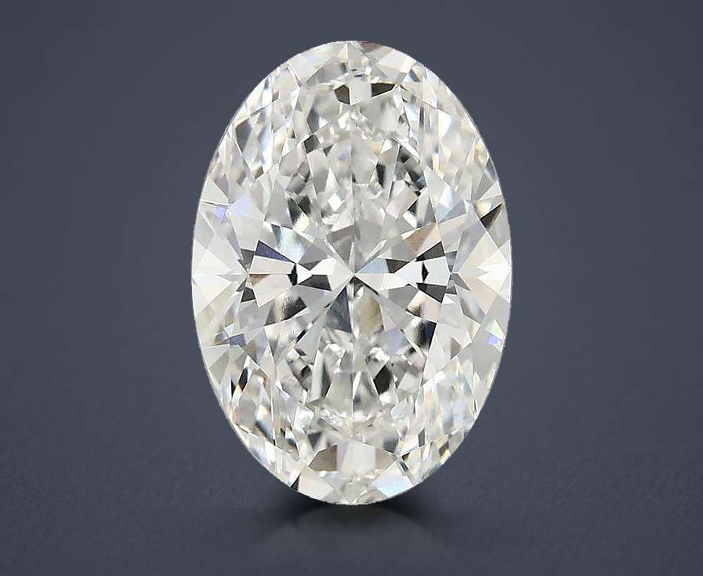 3.95 Carat Oval Lab Diamond