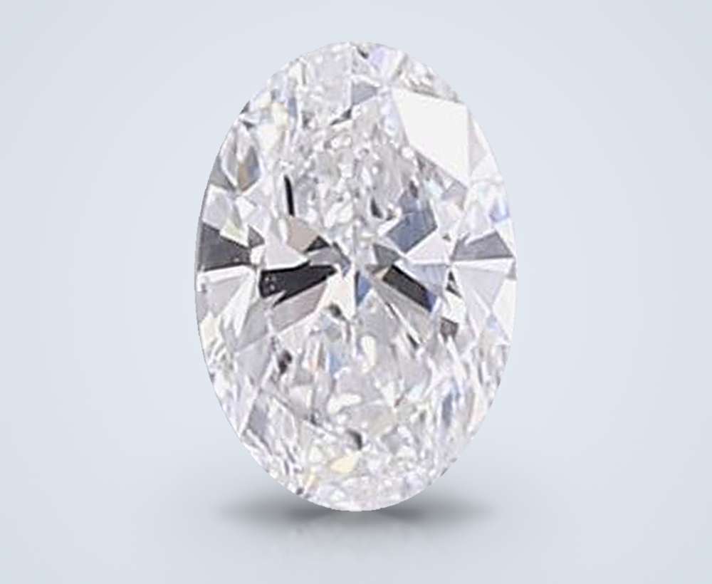 0.72 Carat Oval Lab Diamond