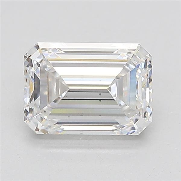 1.50ct D VS2 Excellent Cut Emerald Lab Grown Diamond