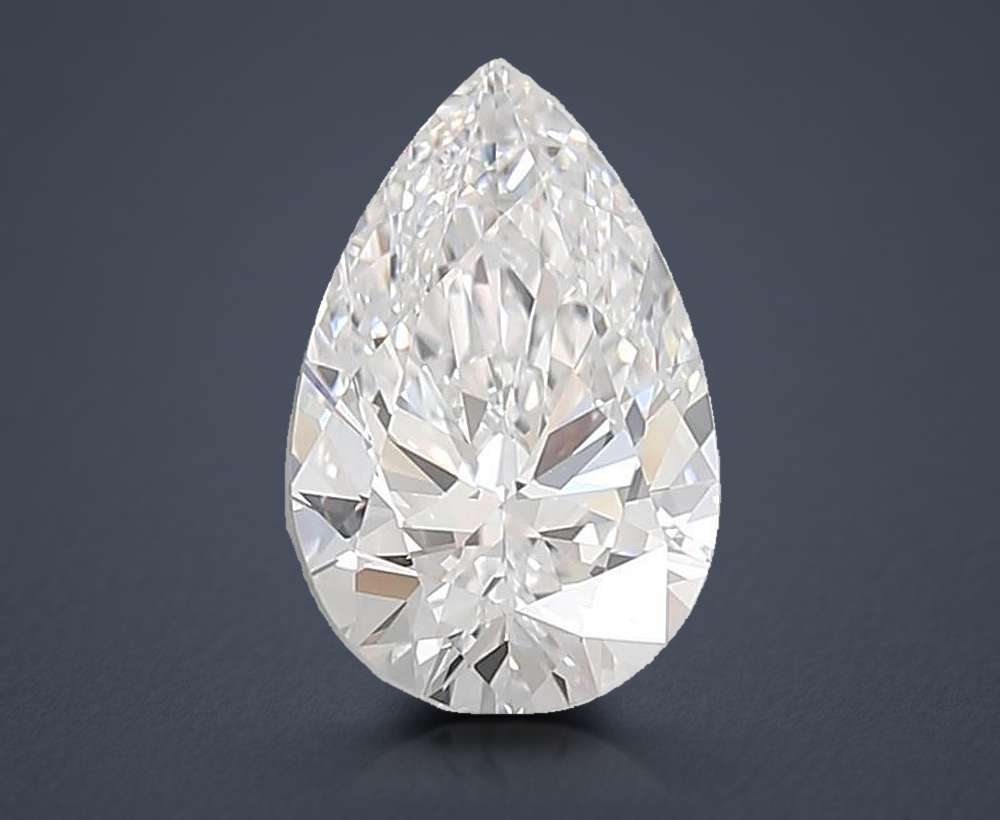 2.80 Carat Pear Lab Diamond