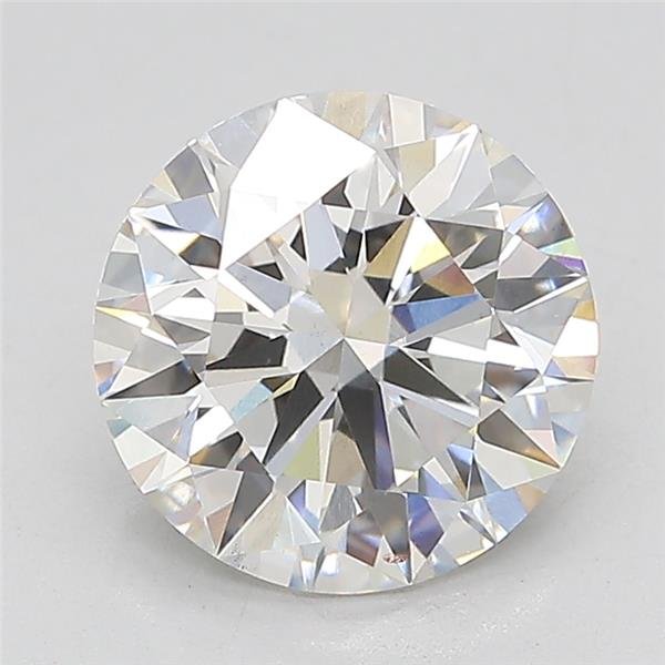 2.33ct F VS2 Rare Carat Ideal Cut Round Lab Grown Diamond