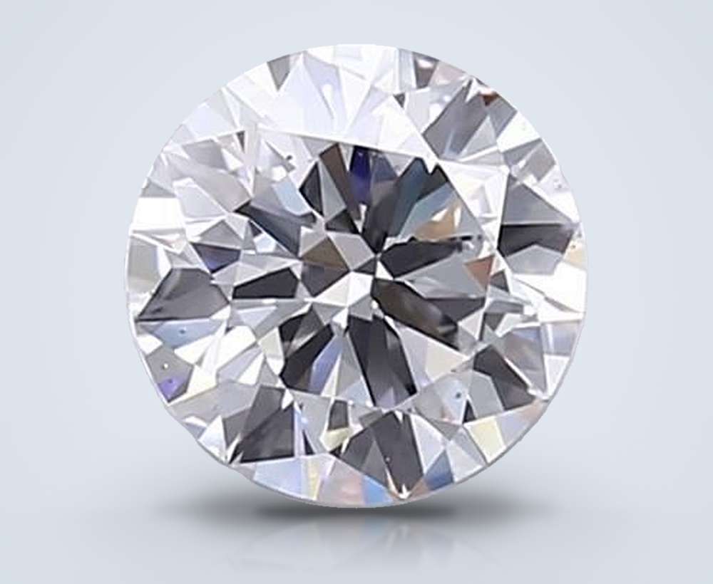 3.02 Carat Round Lab Diamond