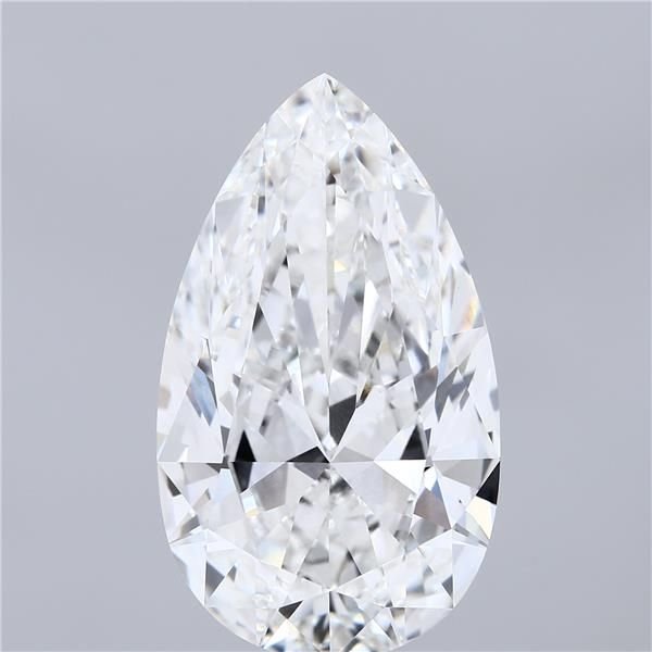 13.07ct F VVS2 Rare Carat Ideal Cut Pear Lab Grown Diamond