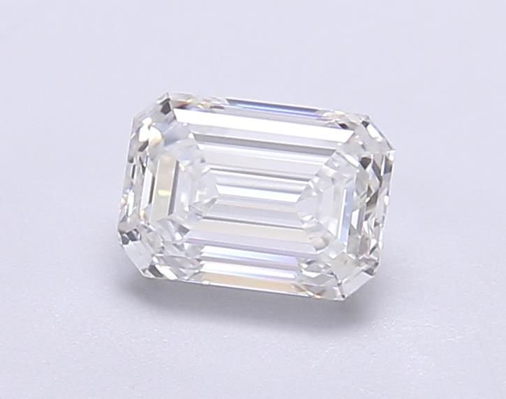 1.00ct F SI1 Rare Carat Ideal Cut Emerald Lab Grown Diamond