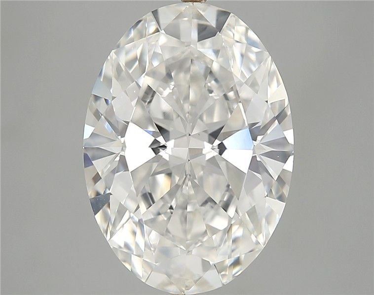 7.02ct G SI2 Rare Carat Ideal Cut Oval Diamond