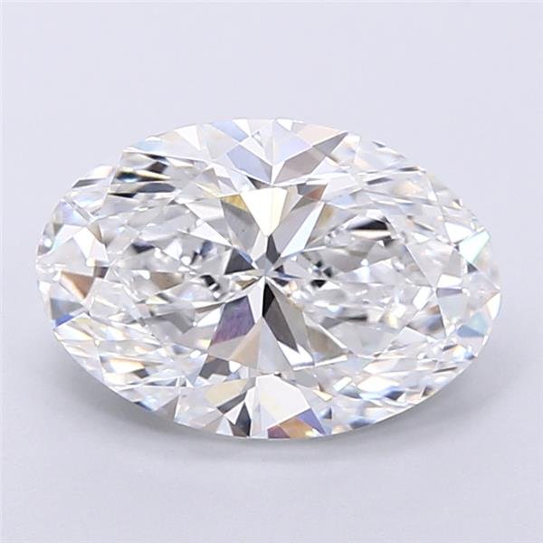 3.15ct D VS1 Rare Carat Ideal Cut Oval Lab Grown Diamond