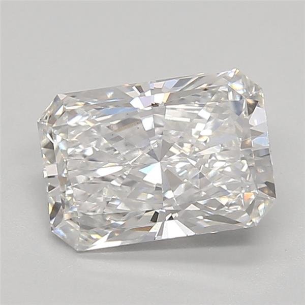 1.23ct E VVS2 Rare Carat Ideal Cut Radiant Lab Grown Diamond