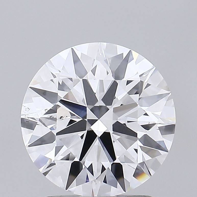 2.09ct D SI1 Rare Carat Ideal Cut Round Lab Grown Diamond