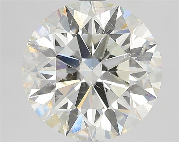 3.51ct H SI2 Rare Carat Ideal Cut Round Diamond