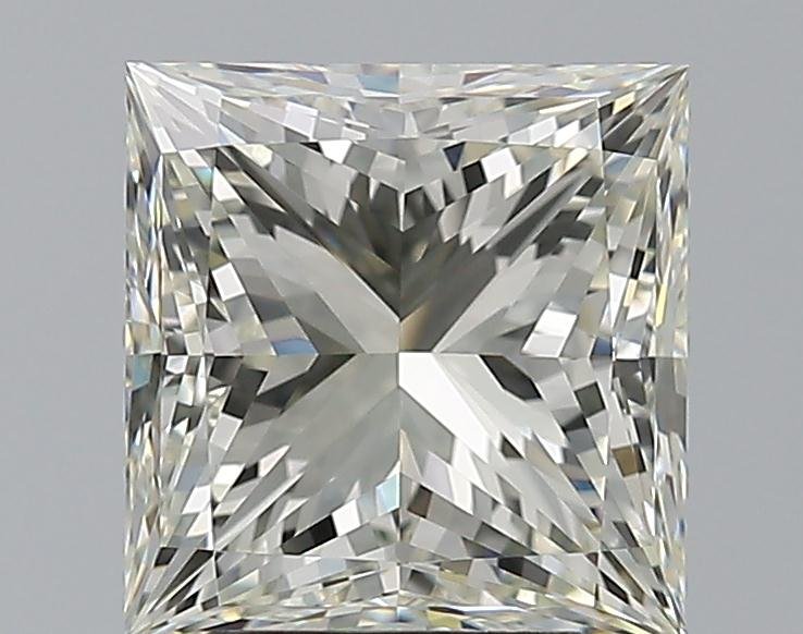 3.21ct K VVS1 Rare Carat Ideal Cut Princess Diamond