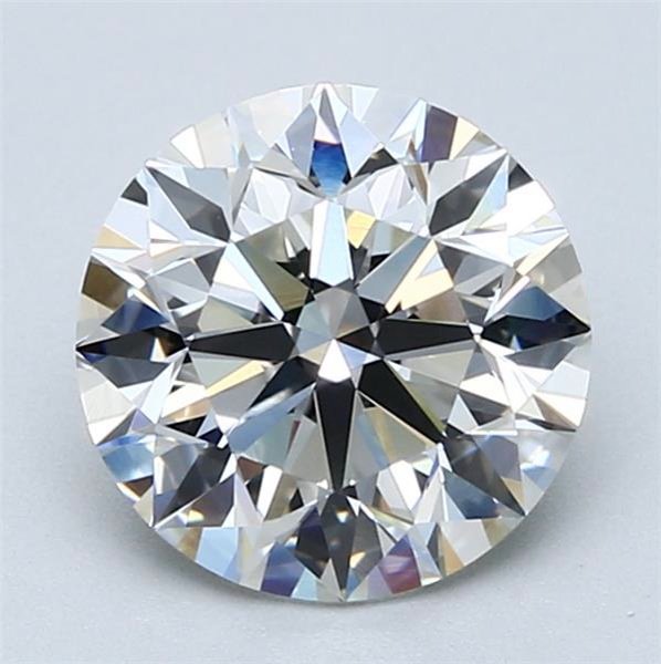 2.70ct H VS2 Excellent Cut Round Diamond