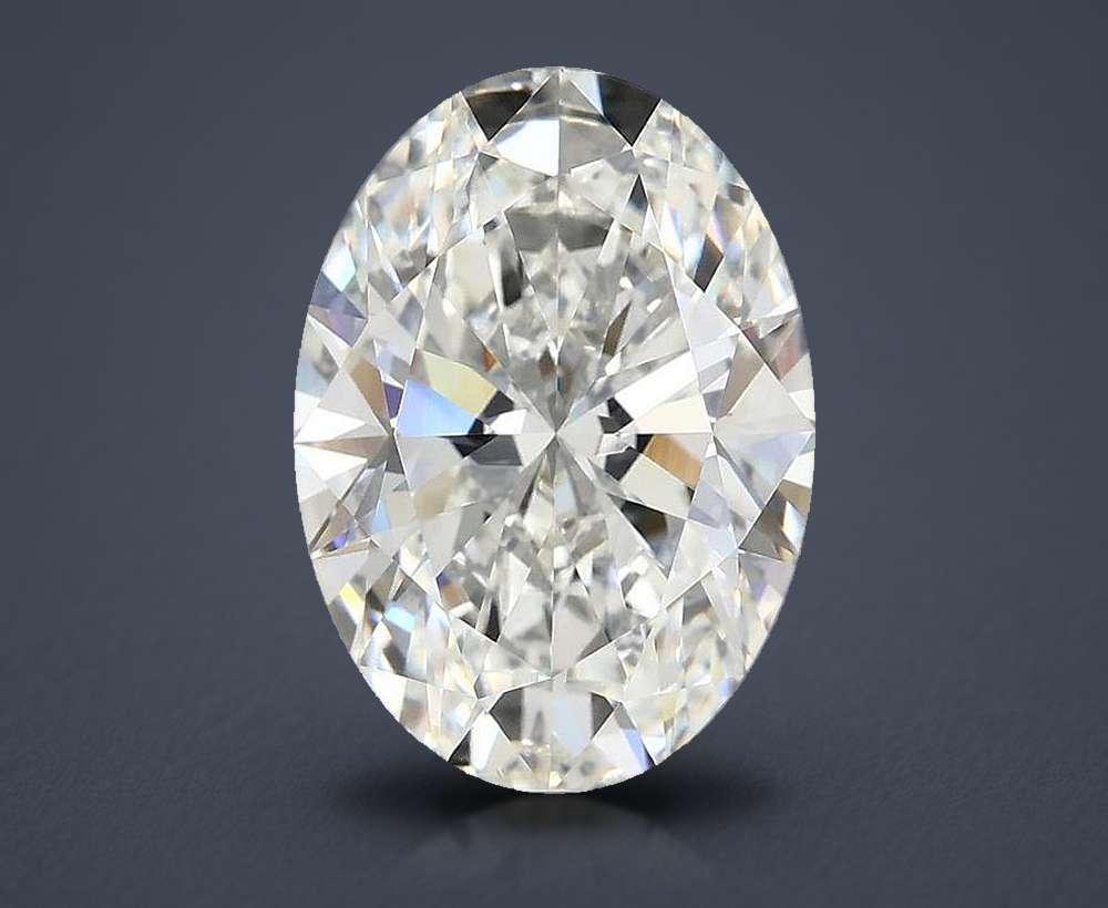 3.92 Carat Oval Lab Diamond